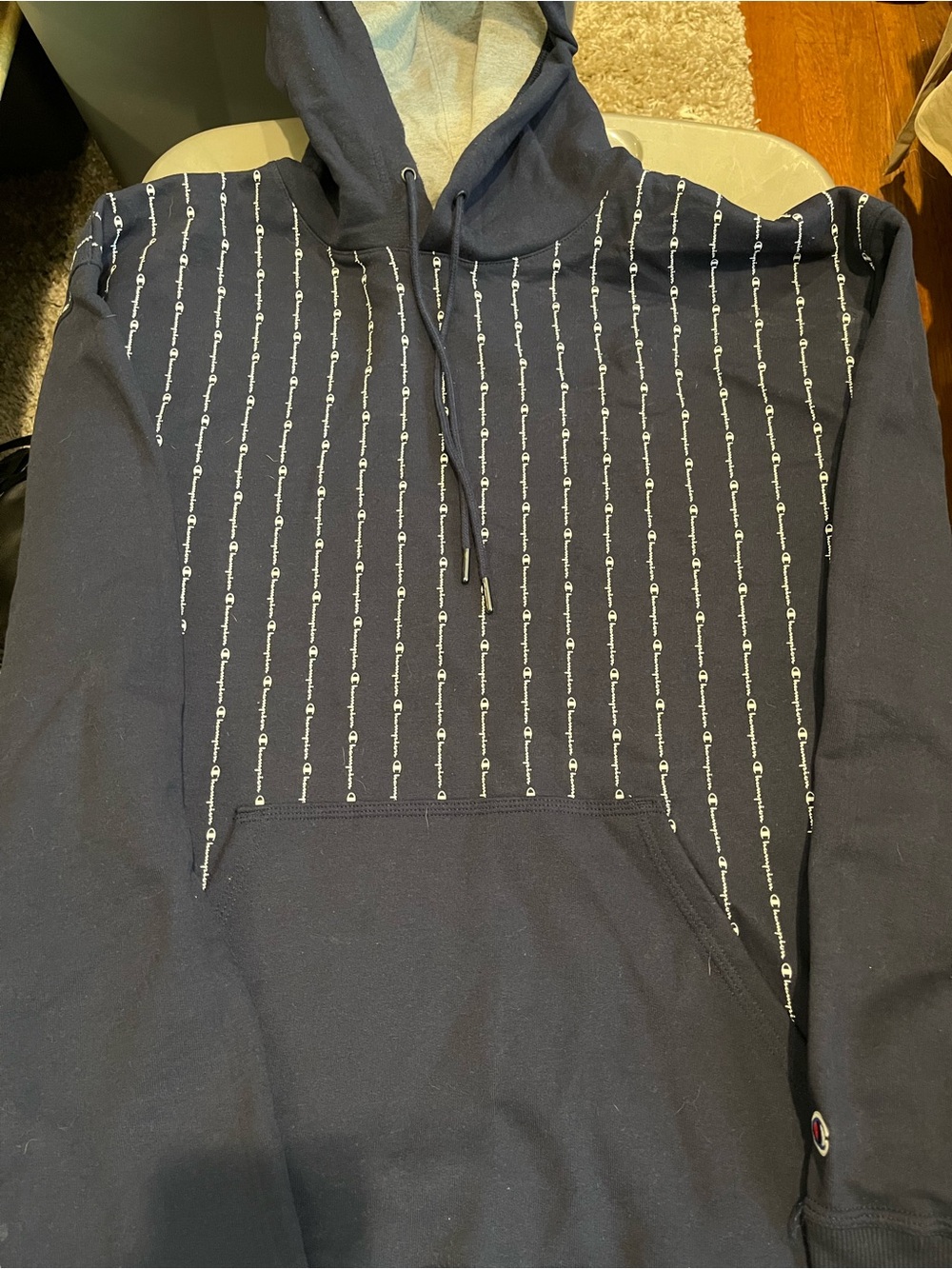Champion Men’s Pullover Blue Sweatshirt Size XL